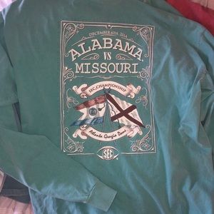Long sleeve Alabama Greek Gameday Shirt Large